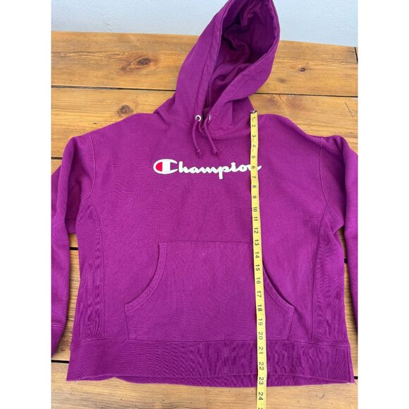 Champion Reverse Weave Womens Purple Hoodie X-Large - Picture 5 of 7